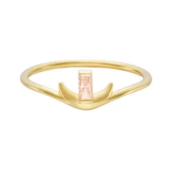 Tomfoolery LUNA Baguette Gem Gold Ring Sale