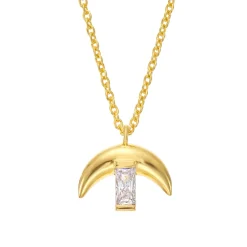 Tomfoolery LUNA Gem Gold Plated Pendant Best