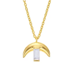 Tomfoolery LUNA Gem Gold Plated Pendant Best