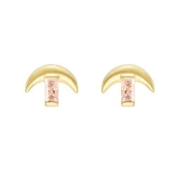 Tomfoolery LUNA Gem Gold Studs Clearance