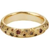 Tomfoolery LXXVIII 4mm Cognac & Champagne Diamond Scatter Ring Fashion