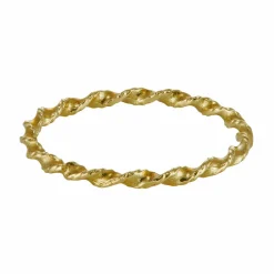 Tomfoolery LXXXII Twisted 1mm Gold Wedding Band New