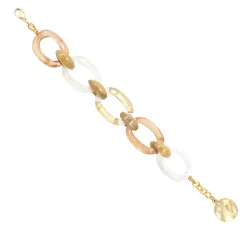 Tomfoolery Lydie Chain Resin Bracelet in Neutral Outlet