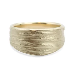 Tomfoolery Machrie Bay Gold Wide Band Clearance