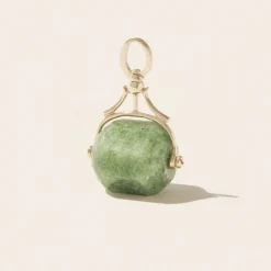 Tomfoolery Malo Zoisite & 9ct Yellow Gold Amulet Fashion