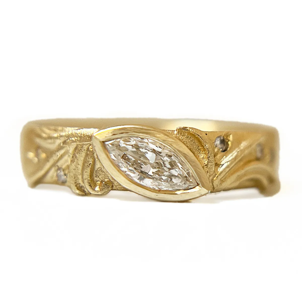 Tomfoolery Marquise Diamond Vine Ring Best