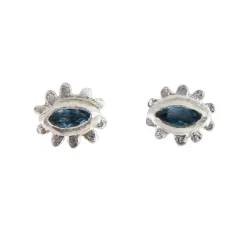 Tomfoolery Marquise Flower Studs New