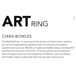 Tomfoolery Matilda Art Ring Hot
