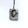Tomfoolery “Mbiri” Textured Square Tin Pendant Outlet