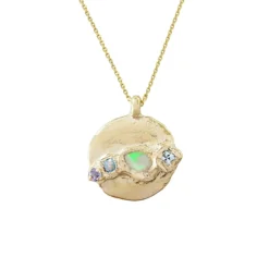 Tomfoolery Medallion Mermaid Necklace Discount