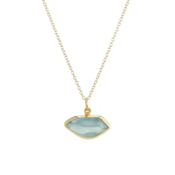 Tomfoolery Medium Irregular Aquamarine Pendant Sale