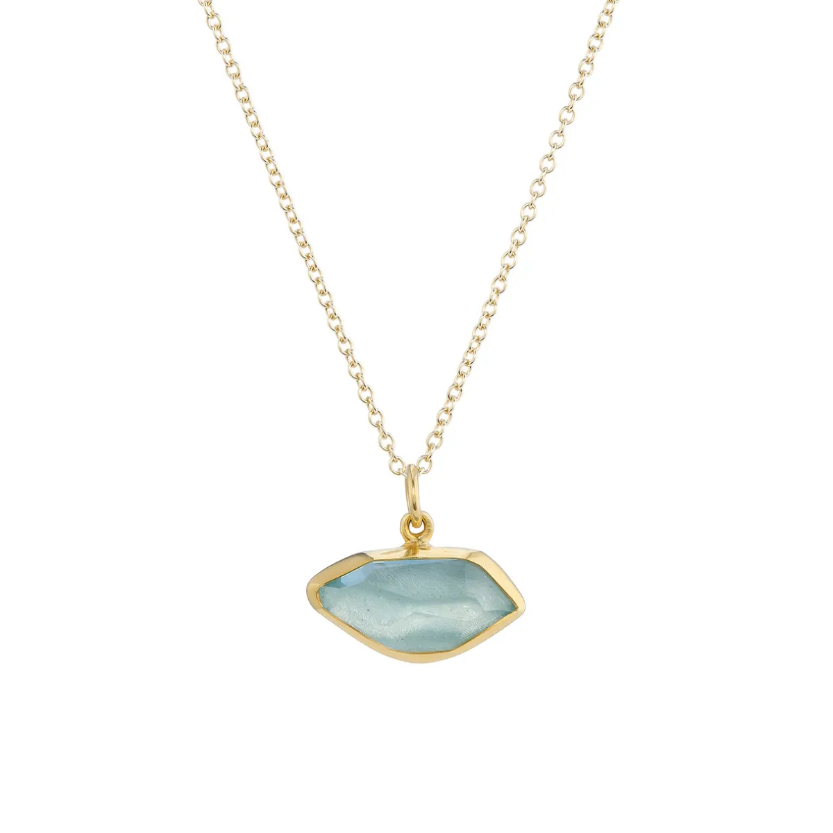Tomfoolery Medium Irregular Aquamarine Pendant Sale