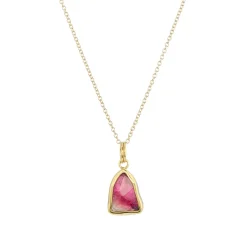 Tomfoolery Medium Irregular Bicolour Tourmaline Pendant Sale