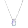 Tomfoolery Mermaid Silver & Glass Bead Teardrop Necklace Outlet