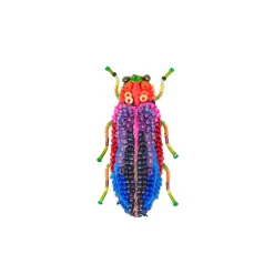 Tomfoolery Metallic Beetle Brooch Discount
