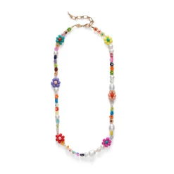 Tomfoolery Mexi Flower Necklace Fashion