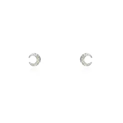 Tomfoolery Micro Crescent Moon Studs Best