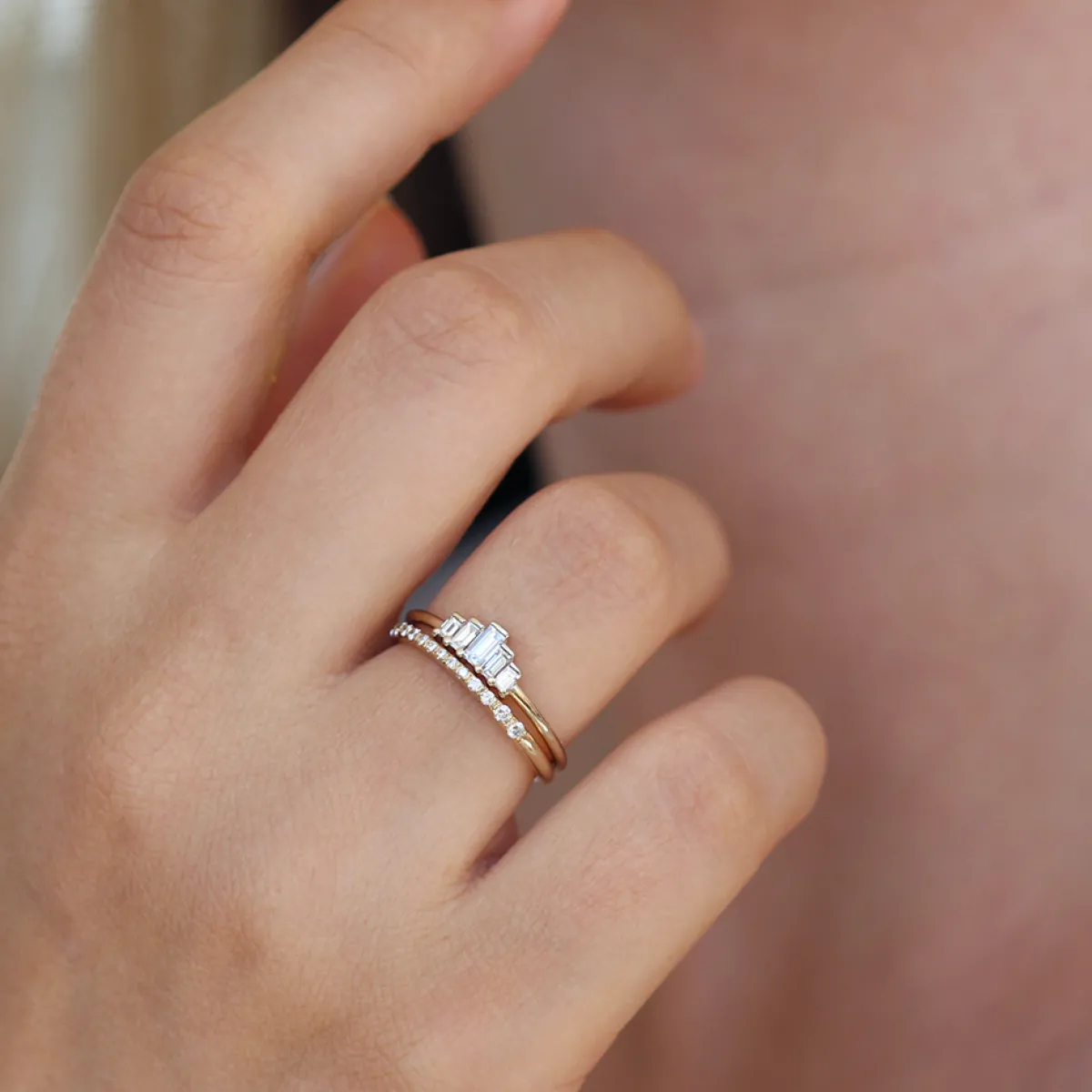 Tomfoolery Micro Pave Diamond Band – Tiny Pave Diamond Ring Sale