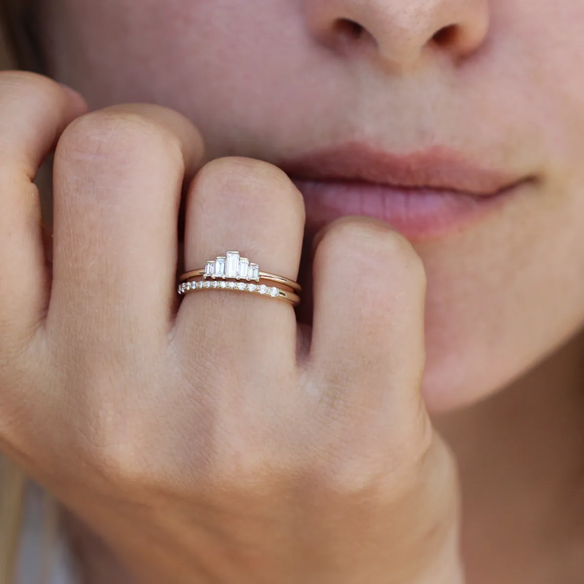Tomfoolery Micro Pave Diamond Band – Tiny Pave Diamond Ring Sale
