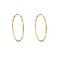 Tomfoolery Midi Gold Plated Silver Hoop Hot