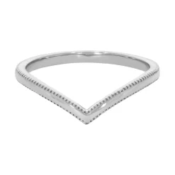 Tomfoolery Milgrain Wishbone Arch Band Online