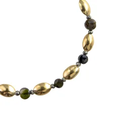Tomfoolery Mille Deep Green Beaded Necklace Best