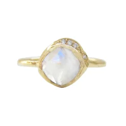 Tomfoolery Mini Cove Moonstone Ring Best