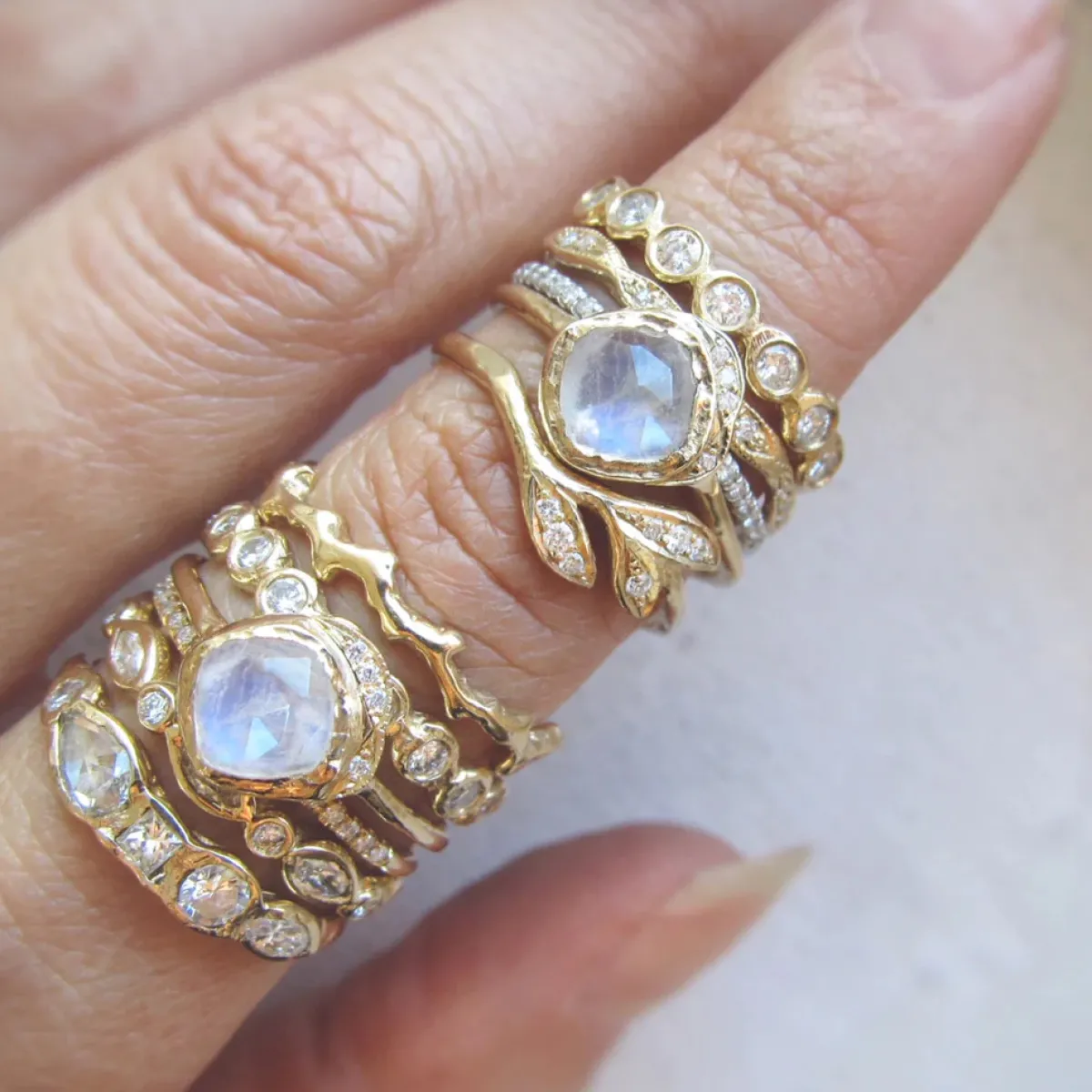 Tomfoolery Mini Cove Moonstone Ring Best