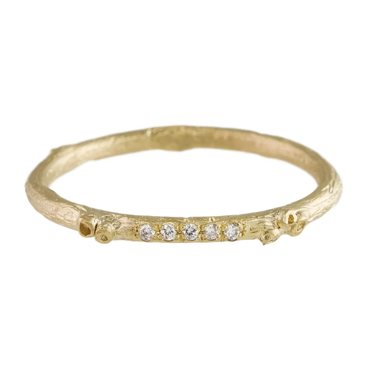Tomfoolery Mini Diamond Barnacle Ring Outlet