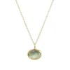 Tomfoolery Mini Irregular Green Amethyst Pendant New