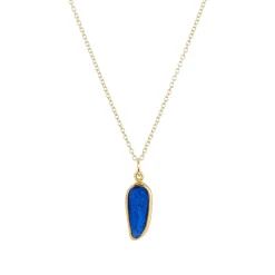 Tomfoolery Mini Irregular Lapis Lazuli Pendant New