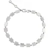 Tomfoolery Mini  Linear Square Link Bracelet Clearance