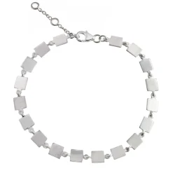 Tomfoolery Mini  Linear Square Link Bracelet Clearance