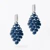Tomfoolery Mini Marine Blue 3D Printed Drop Earrings Best
