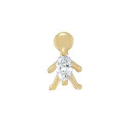 Tomfoolery Mini Moi Marquise Gemstone Stud Online