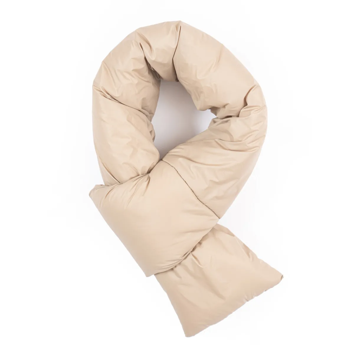 Tomfoolery Mini Padded Scarf Beige Clearance