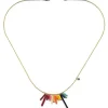 Tomfoolery Mini Rainbow Chain Necklace Discount
