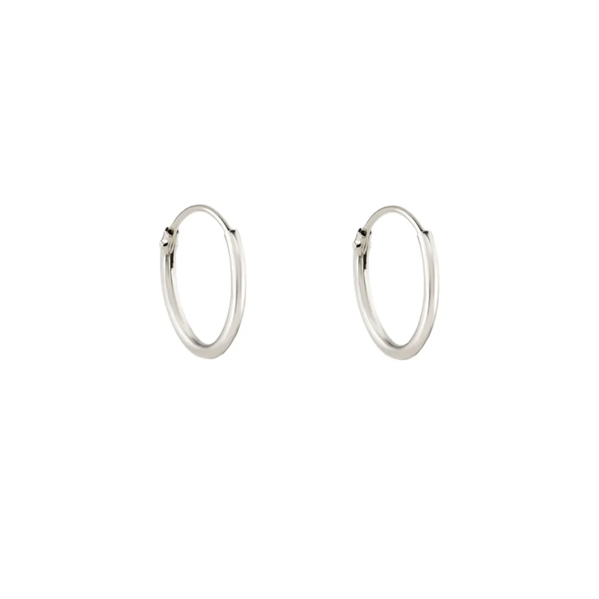 Tomfoolery Mini Sleeper Silver Hoop 12mm Outlet