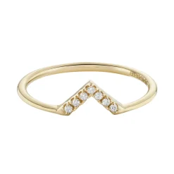 Tomfoolery Mini V Pave Arch Band Clearance