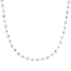 Tomfoolery Mixed Cut Statement Gemstone Necklace Sale