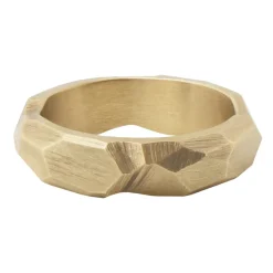 Tomfoolery 6mm Andes Gold Faceted Band Hot