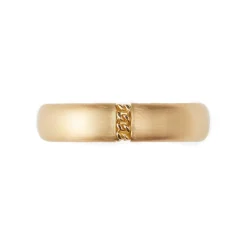 Tomfoolery 4mm Gold Chain Ring Sale