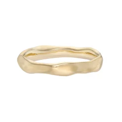 Tomfoolery 4mm Gold Organic Band Clearance