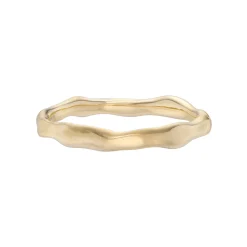 Tomfoolery 3mm Gold Organic Band Hot