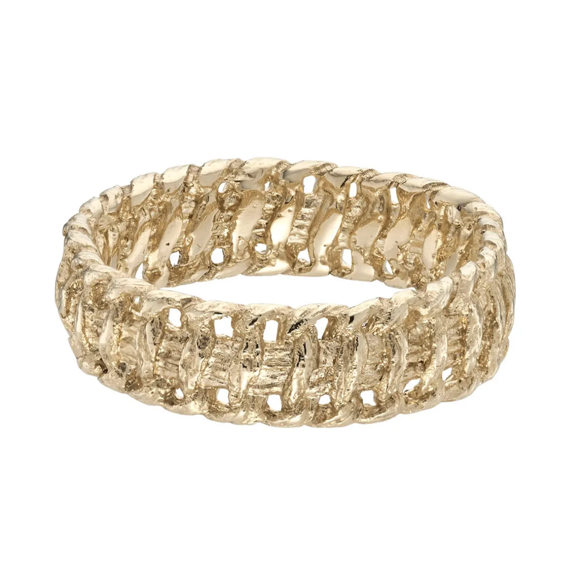 Tomfoolery 5.5mm Gold Woven Band Clearance