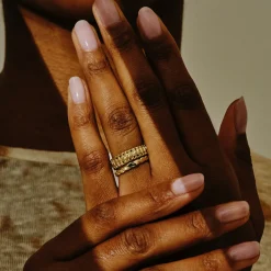 Tomfoolery 5.5mm Gold Woven Band Clearance