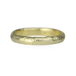 Tomfoolery 3mm Rustic Textured Plain Ring Best