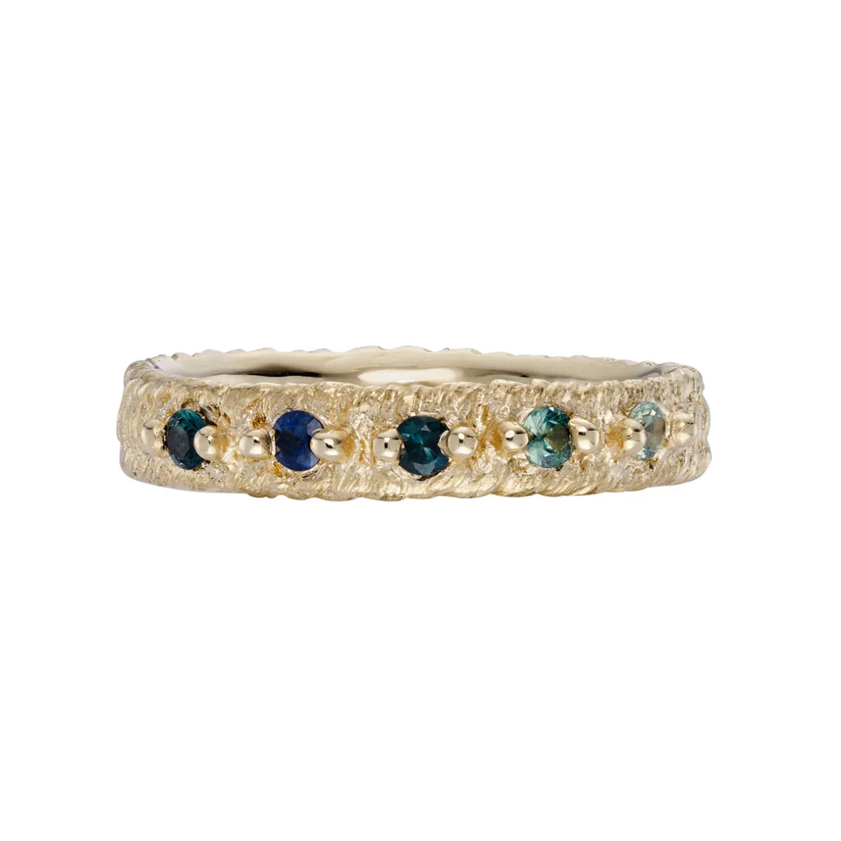 Tomfoolery 4mm Sapphire Woven Ring Online