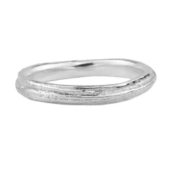 Tomfoolery 3mm Silver English Oak  Ring New