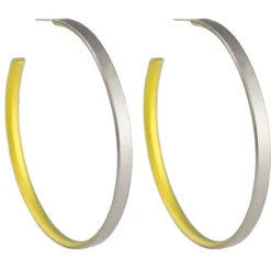 Tomfoolery 50mm Titanium Stud Hoops Clearance